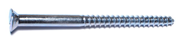 14 x 3-1/2 Slotted Flat Wood Screws