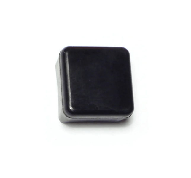 3/4 Square Outside Cap Black Plastic