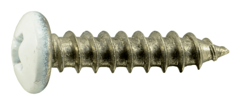 8 x 3/4 Shutter Screw - White
