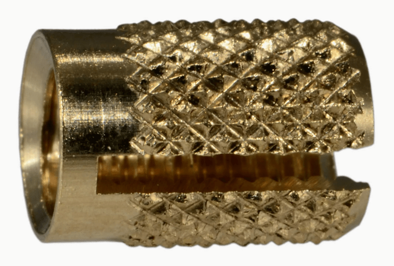 10-32 Brass Inserts - Flush