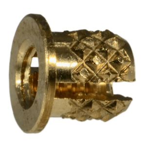 4-40 Brass Inserts - Flange