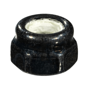 4mm-.70 Metric Black Zinc Lock Nuts