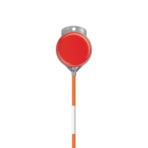 72In Or Fibergls Mkr W Red Rfl