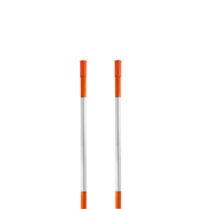48In Orange Fiberglass Mkr-2Pk