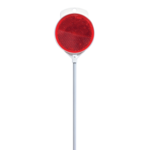 48In Red Fibgl Driveway Mrkr