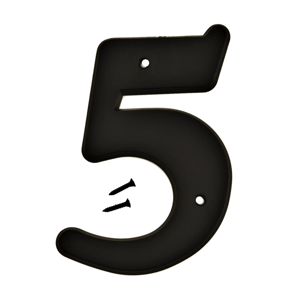 6In Black Plastic Nbr 5