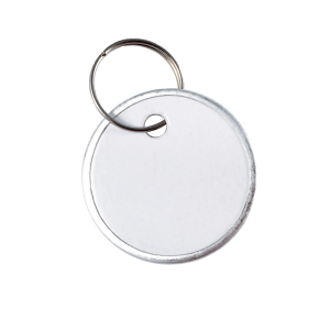 1.25in Paper Key ID Tag with Split Ring