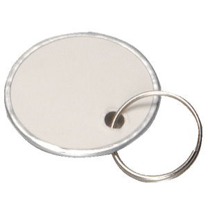 1.25in Paper Key ID Tag w/Split Ring