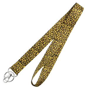 1in Wide Cheetah Lanyard