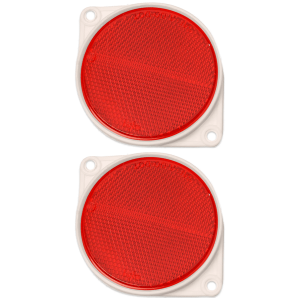 3.25In Carded Red Reflector