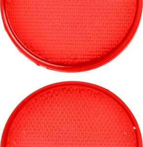 3.25In Carded Red Reflector