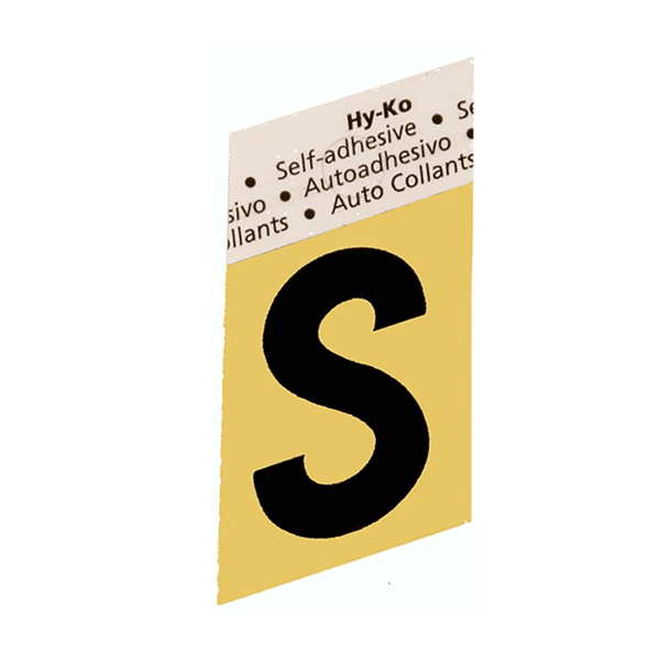1.5 In Gold Aluminum Ltr T