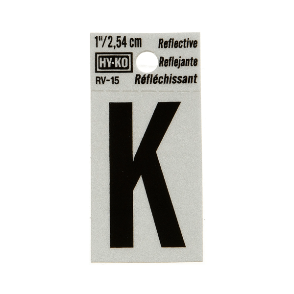 1.25In Reflective Ltr K