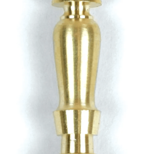 Finial, Spindle, Solid Brass