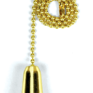 Pull Chain,Solid Br Teardrop W/