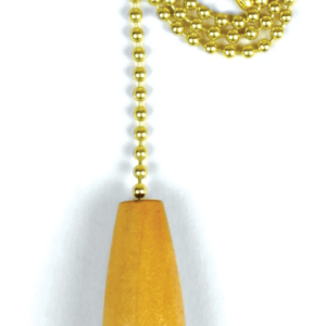 Pull Chain,Nat Wood Handle W/Ch